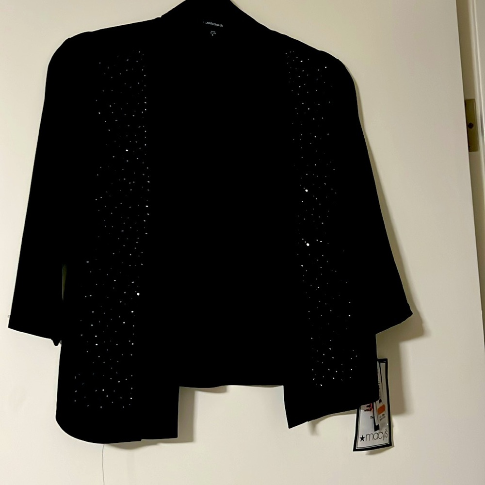 NWT black shrug jacket